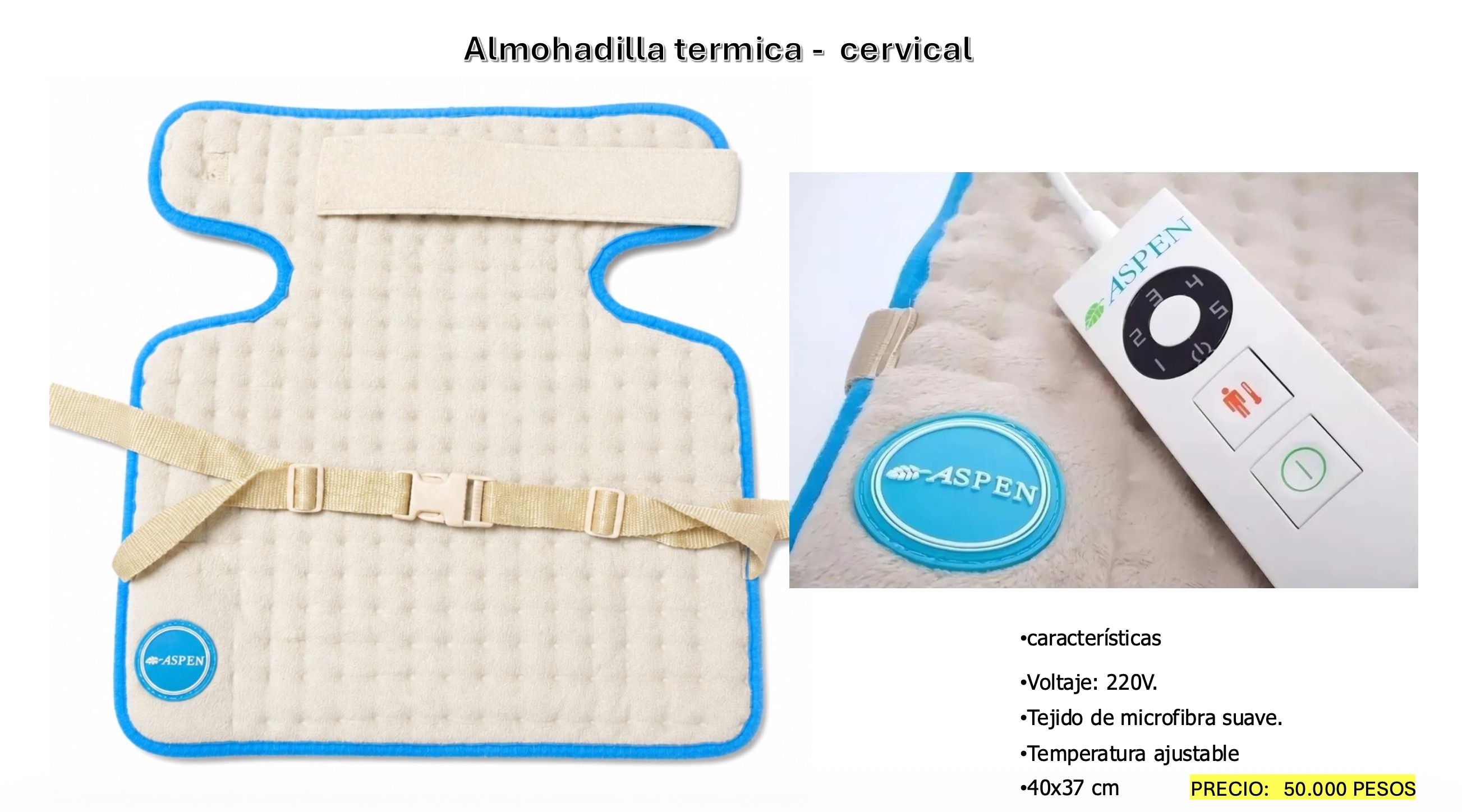 Almohadilla Térmica Cervical