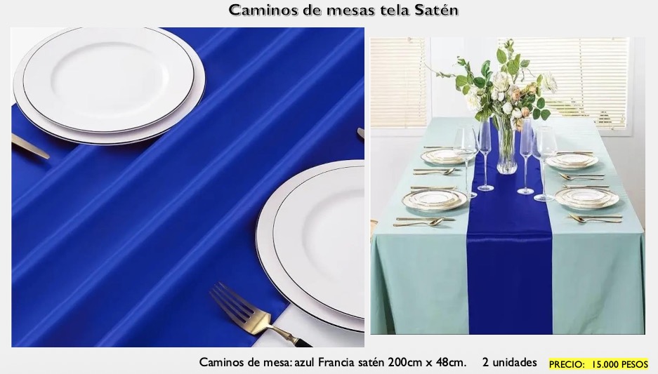 Camino de Mesa Azul Francia — x2