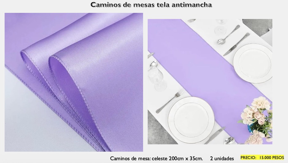 Camino de Mesa Lila — x2