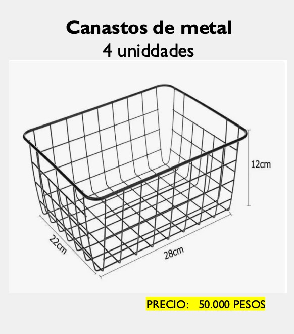 Canastos de Metal