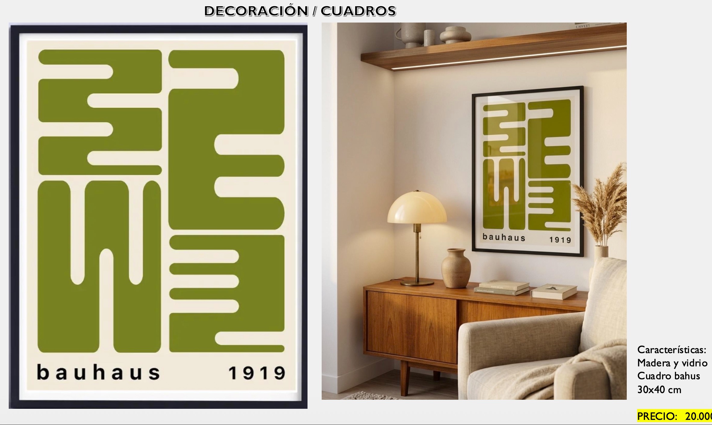 Cuadro Bauhaus 1919
