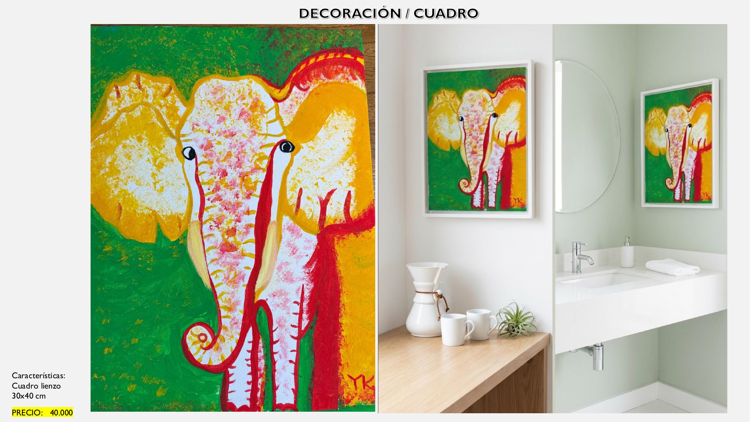 Cuadro Elefante
