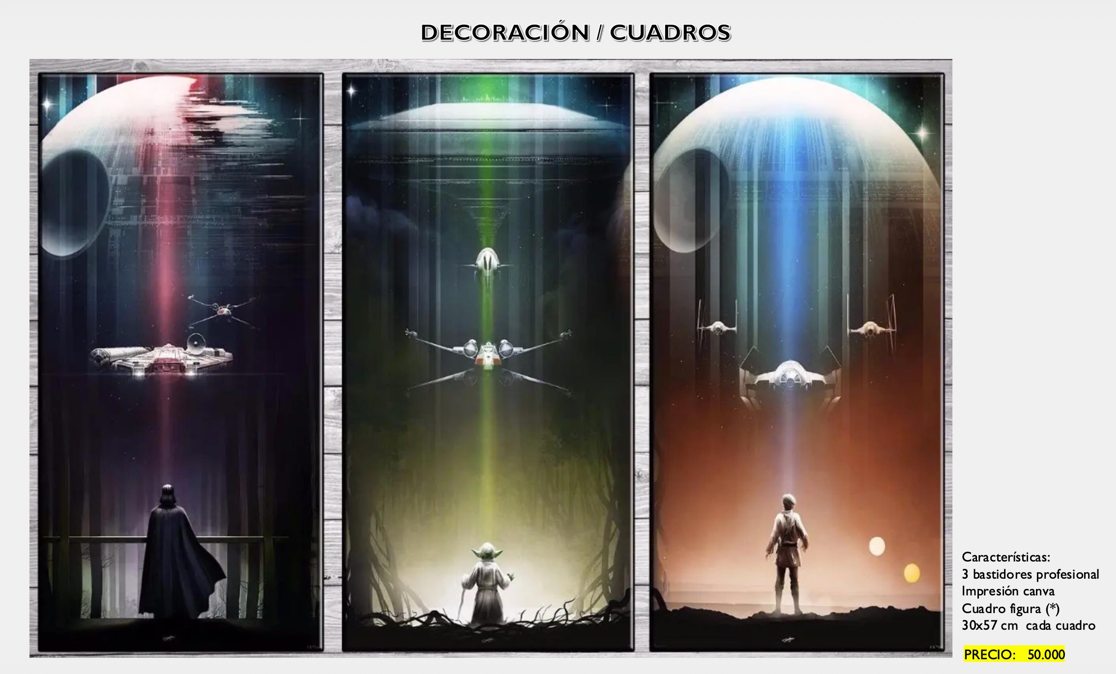 Cuadros Star Wars