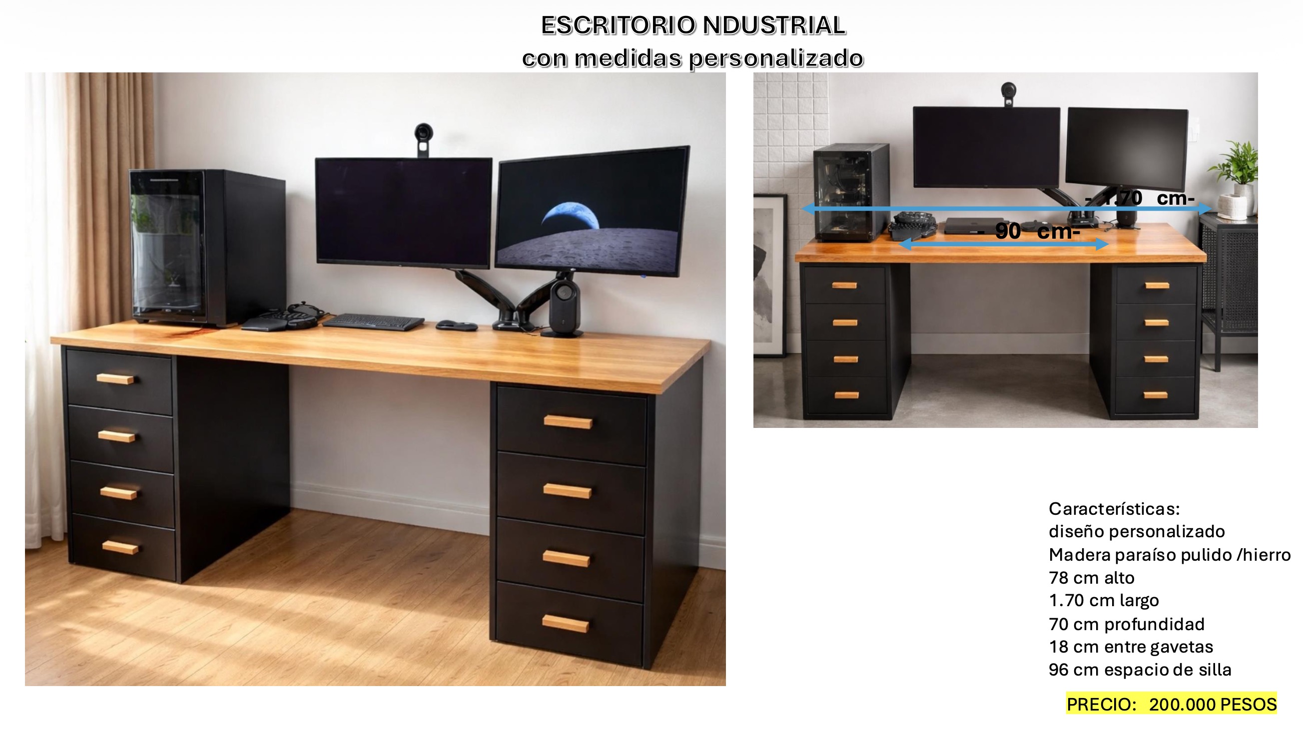 Escritorio Industrial