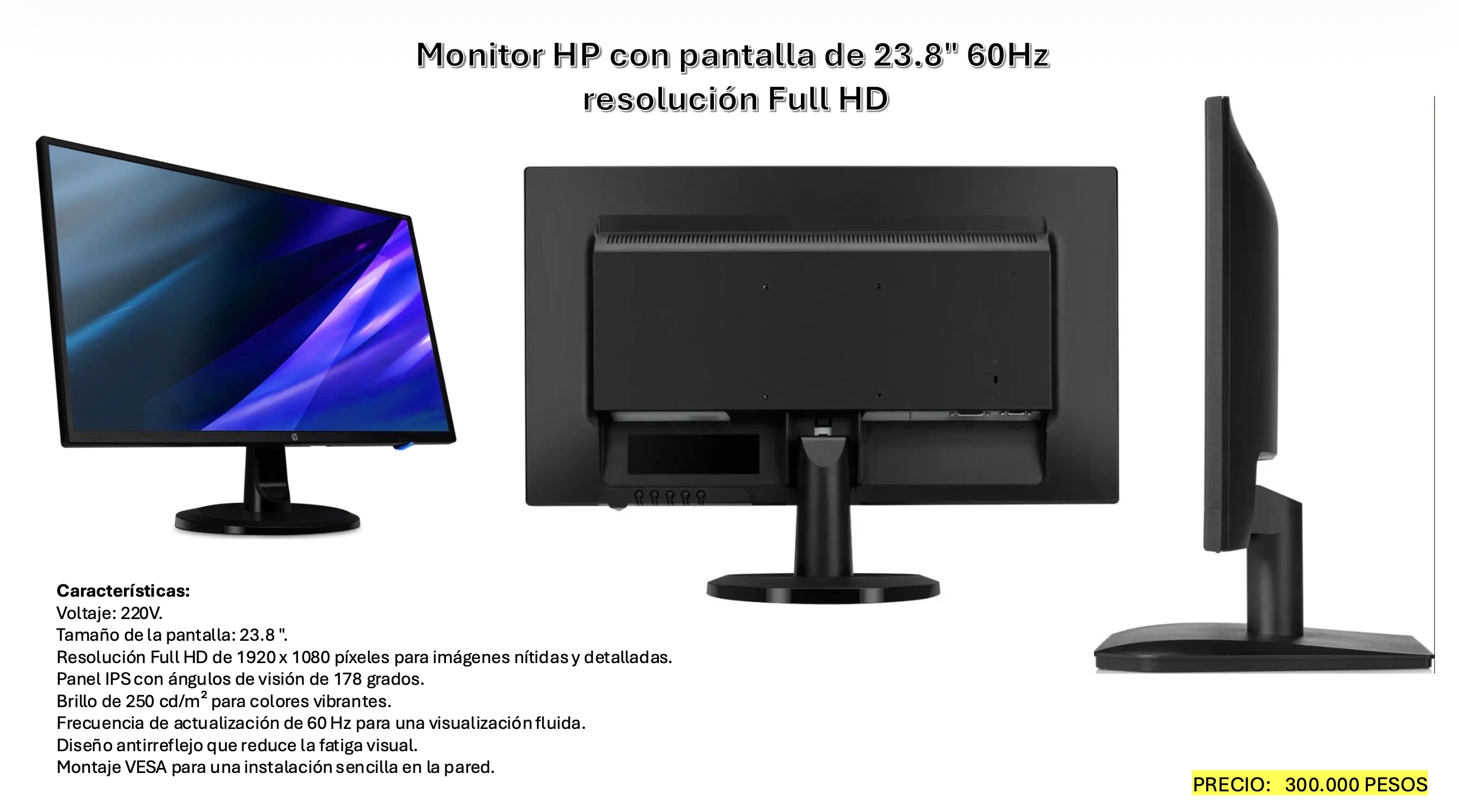 Monitor HP 23.8