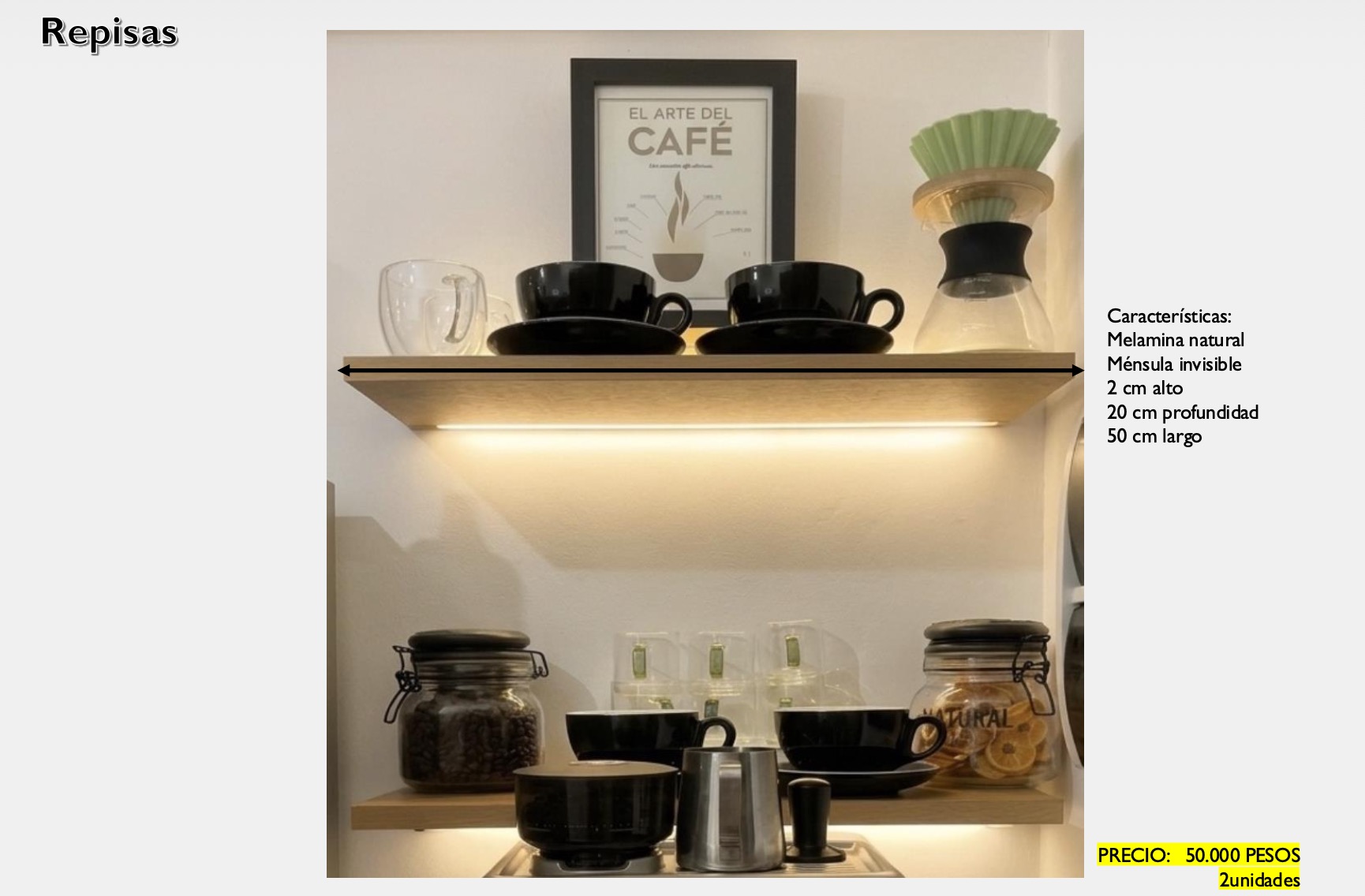 Repisas Cocina