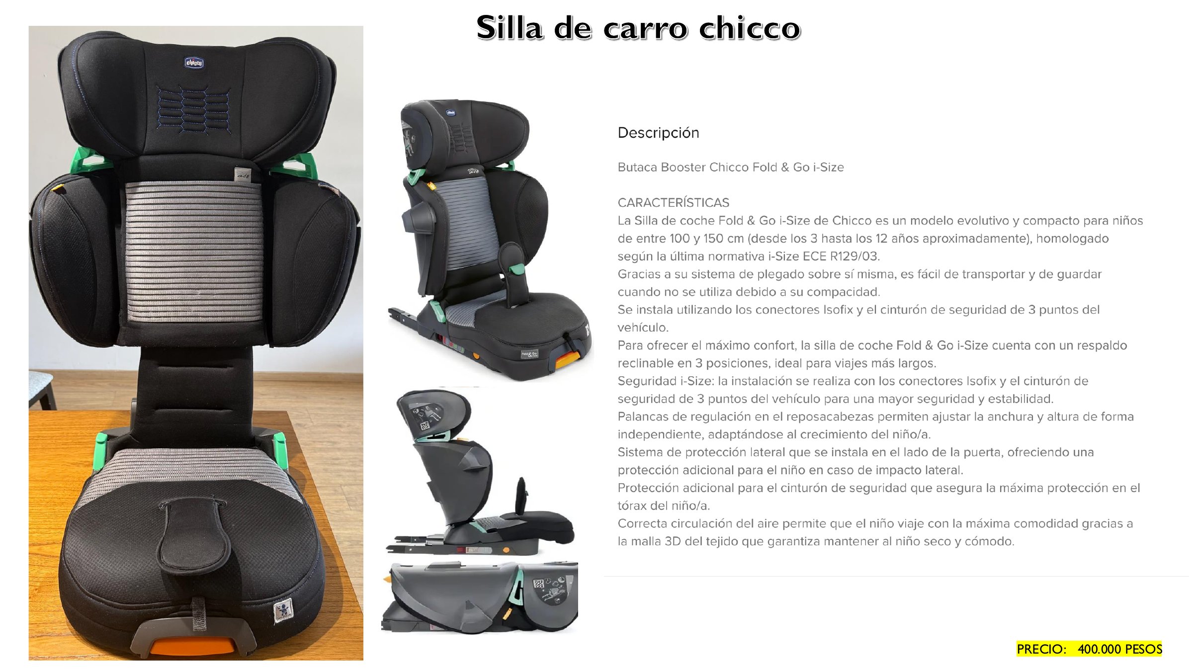 Silla para Auto